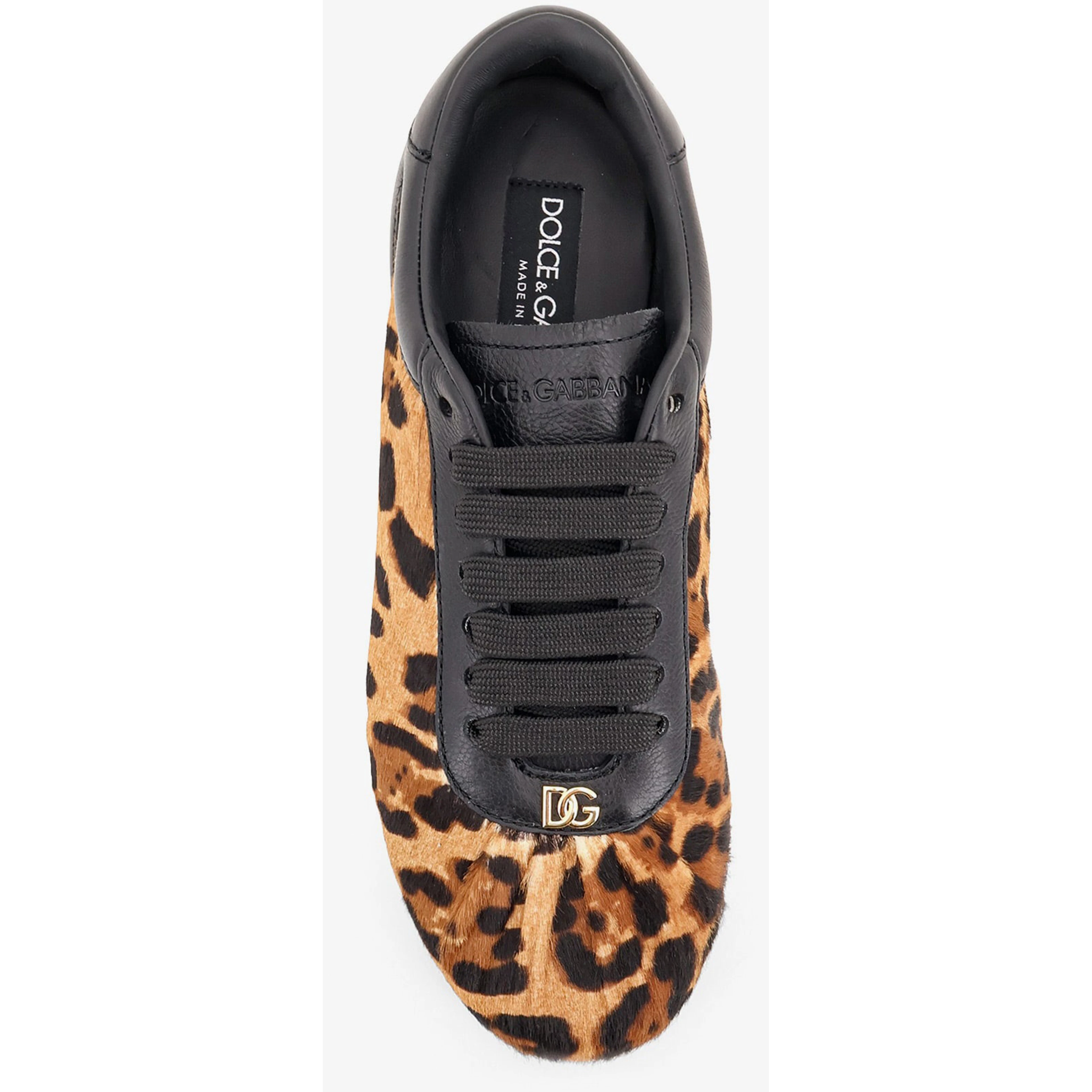 Sneakers Ballet in pony hair leopard print