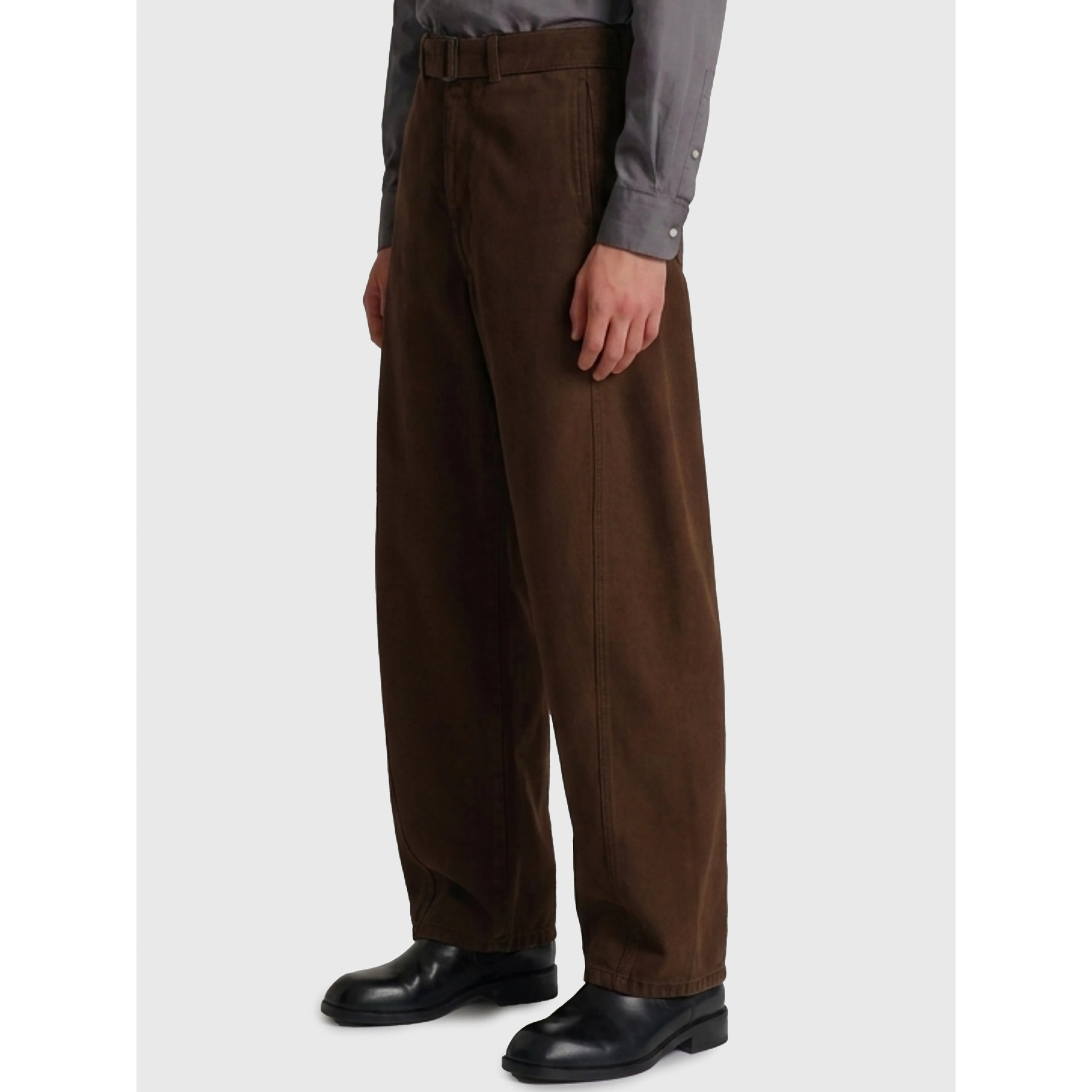 Twisted belted pants