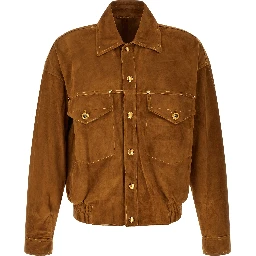 Brown Lamb Leather Leather Jacket