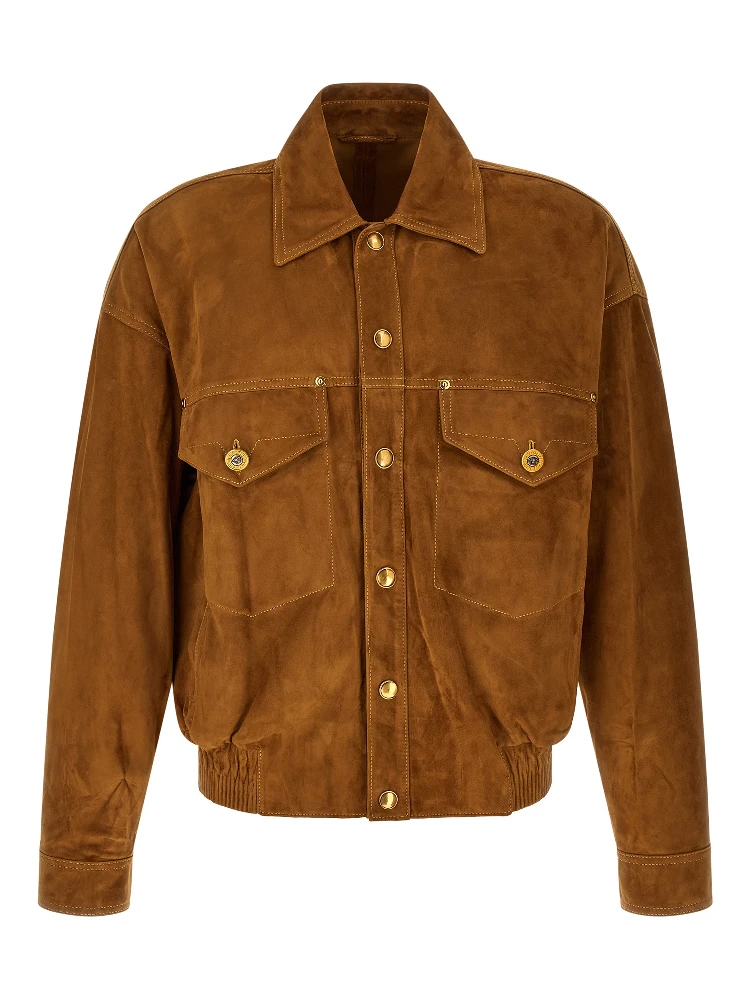 Brown Lamb Leather Leather Jacket