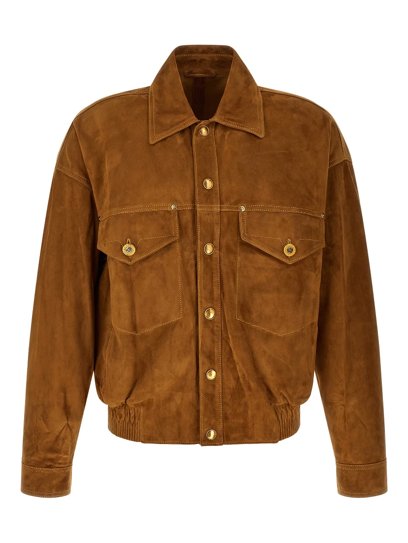 Brown Lamb Leather Leather Jacket