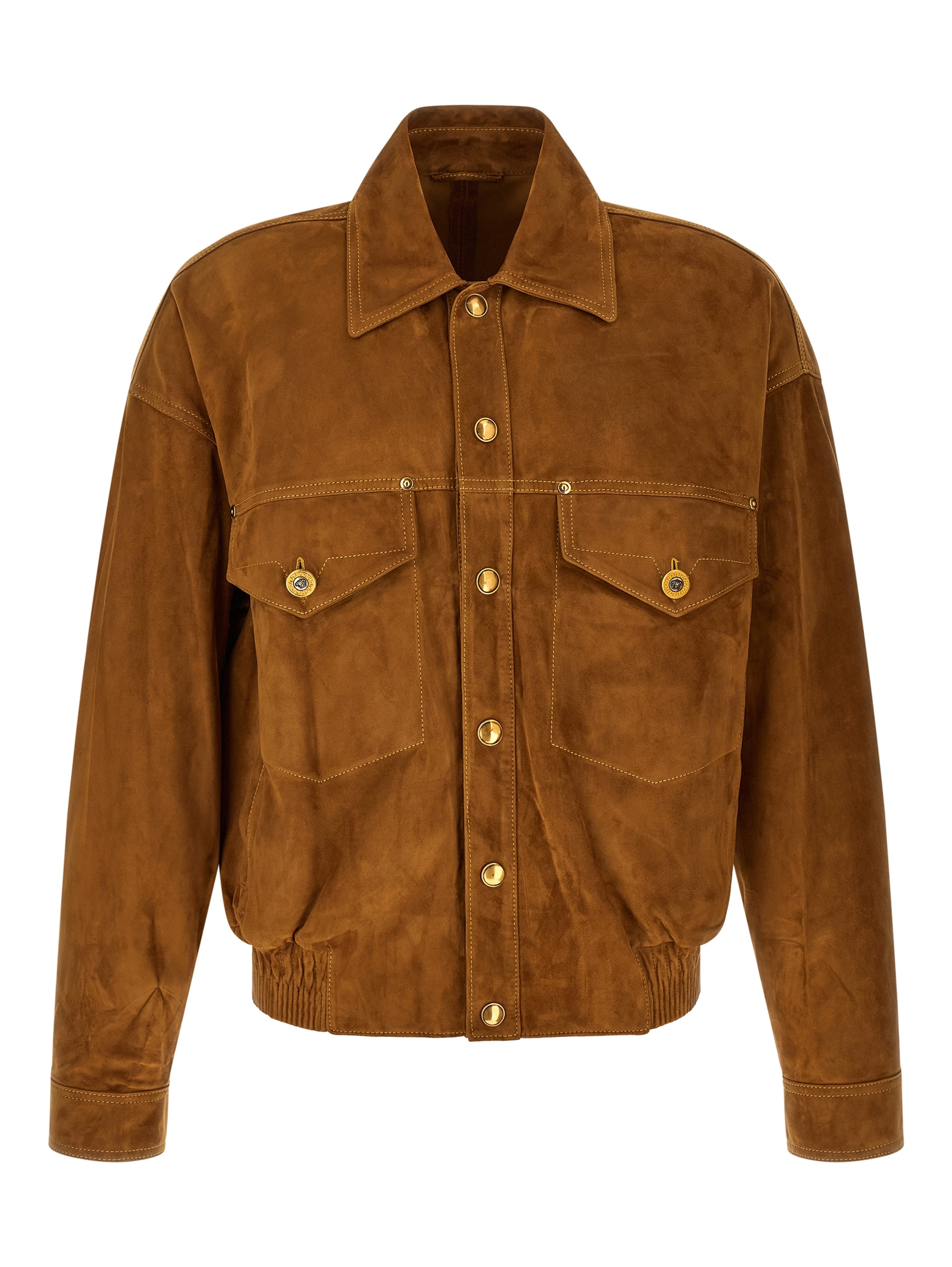 Brown Lamb Leather Leather Jacket
