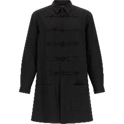 Black Wool Blouse