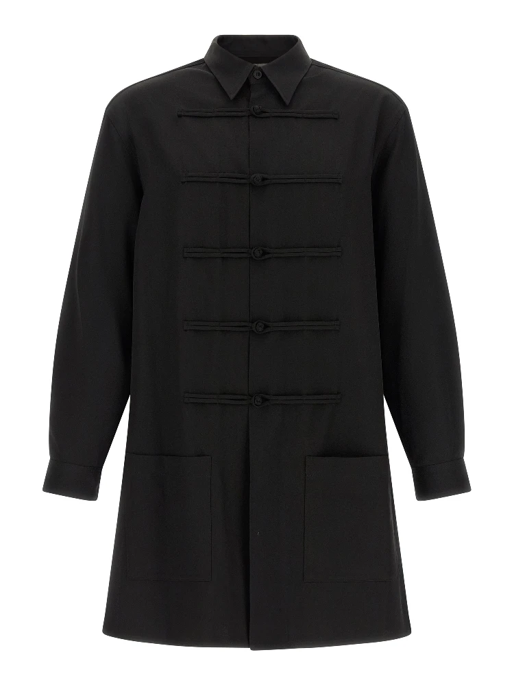 Black Wool Blouse