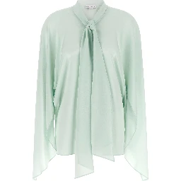 Bicolor Silk Blouse