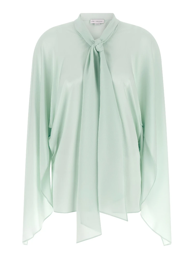Bicolor Silk Blouse