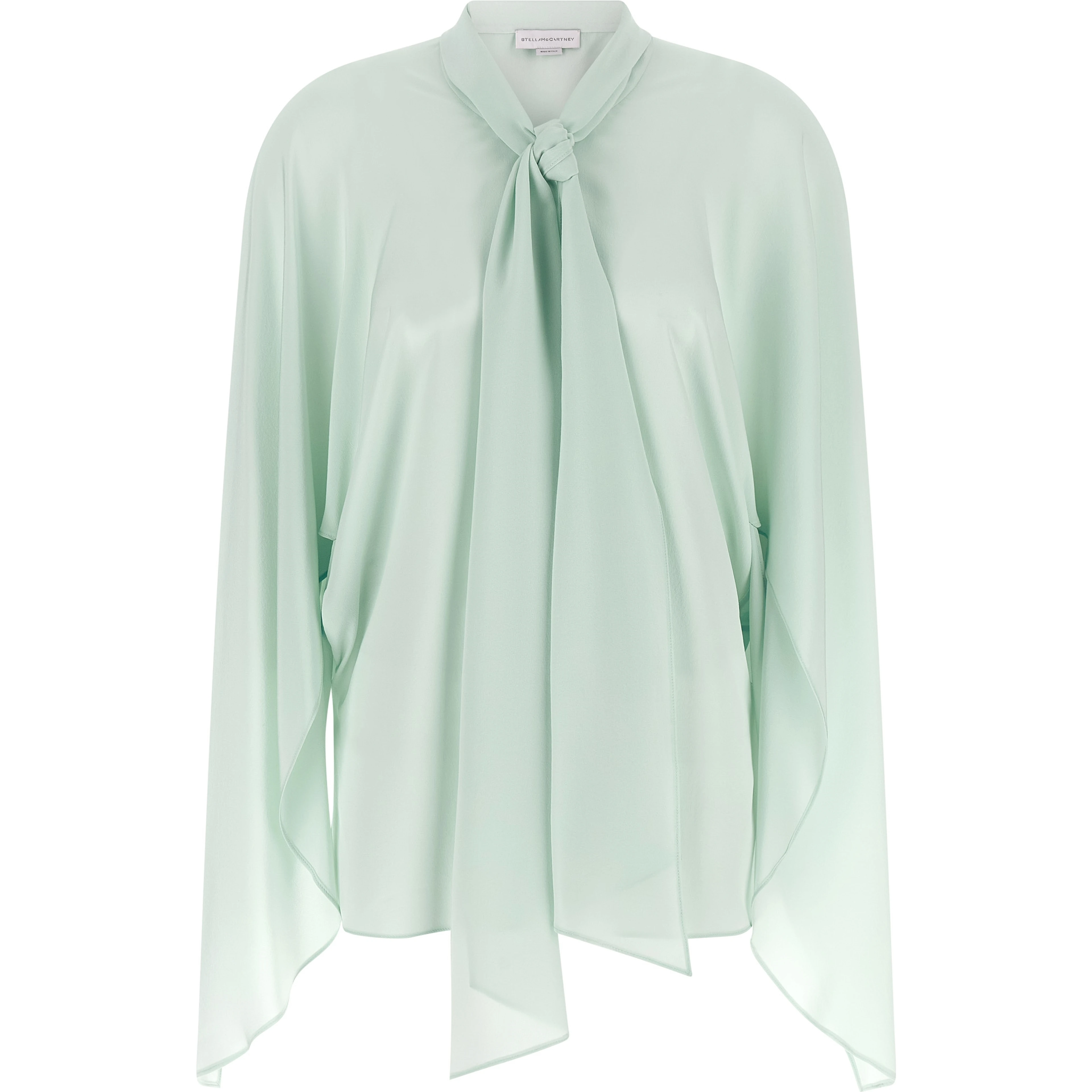 Bicolor Silk Blouse