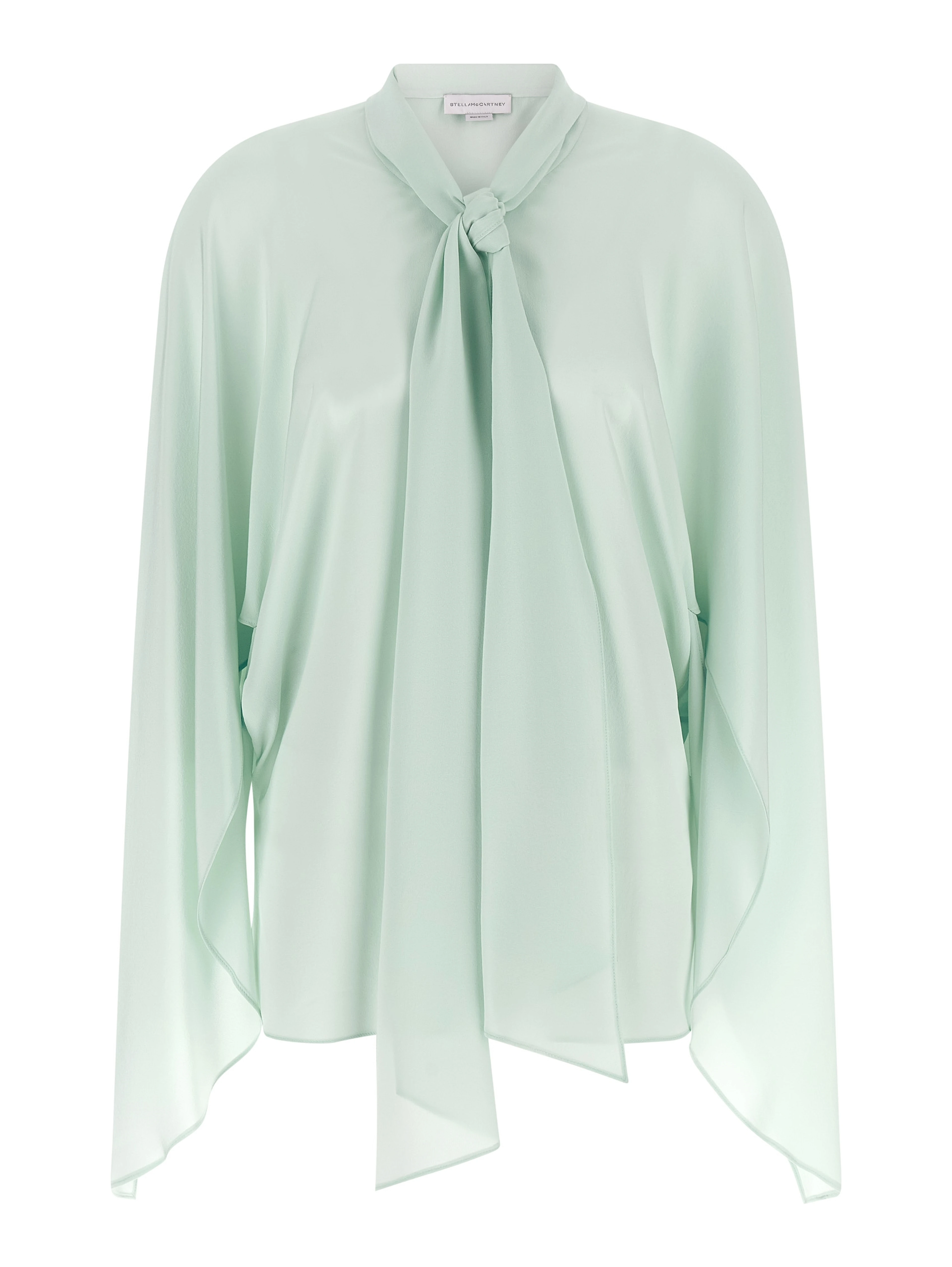 Bicolor Silk Blouse