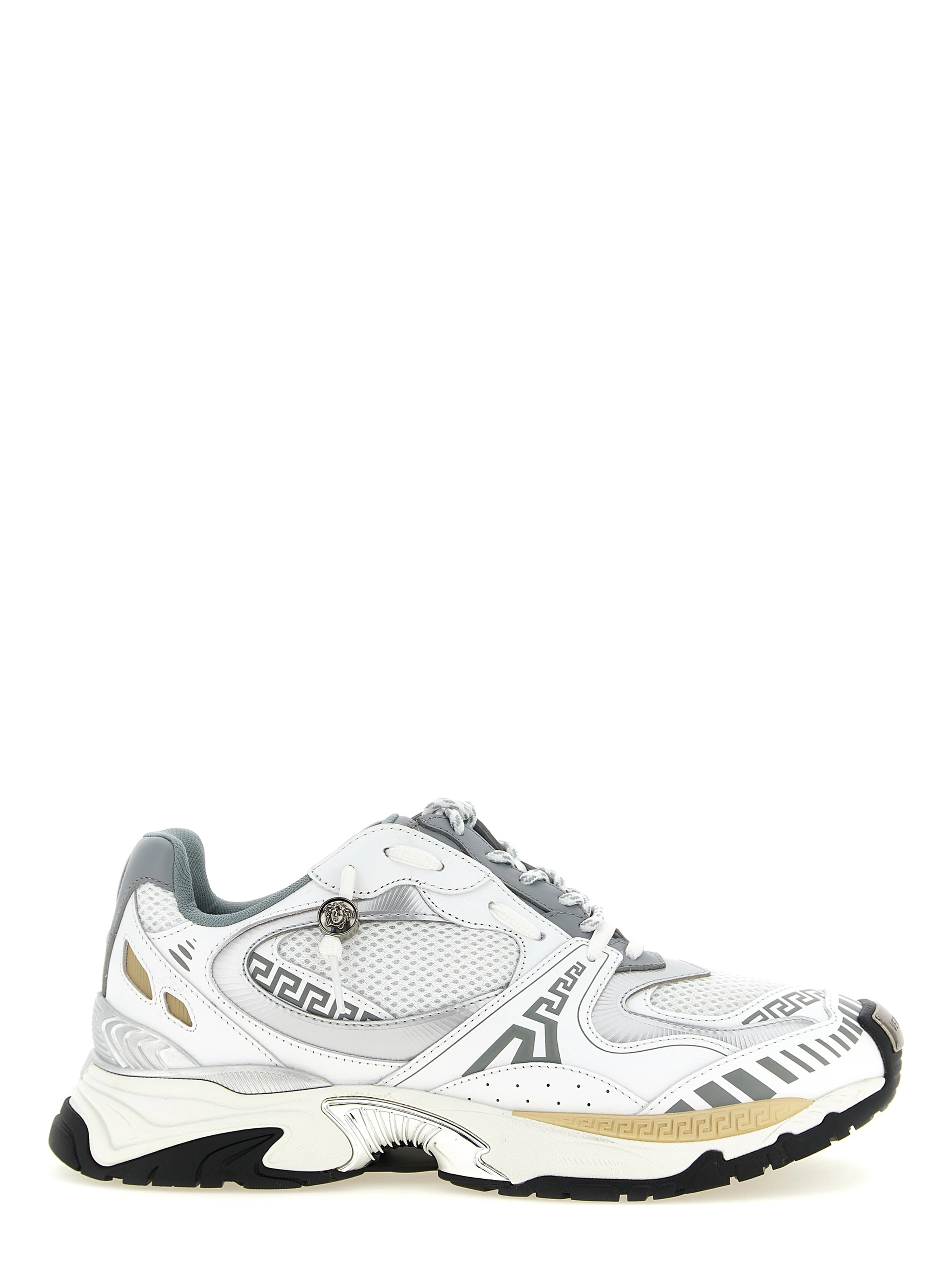 Multicolor Calfskin Chunky Sneakers