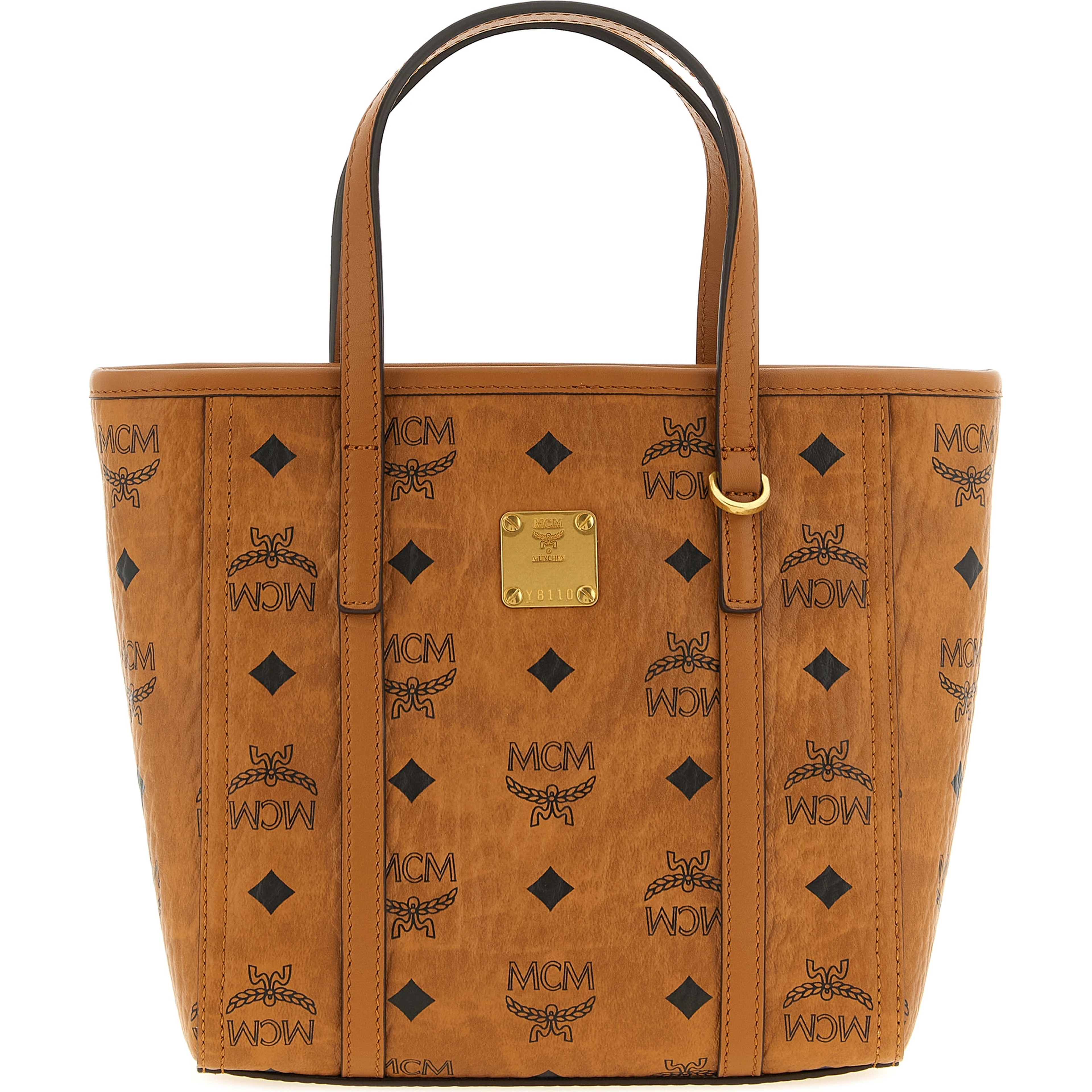 Brown Polyethylene Tote Bag