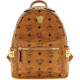 Brown Polyethylene Backpack