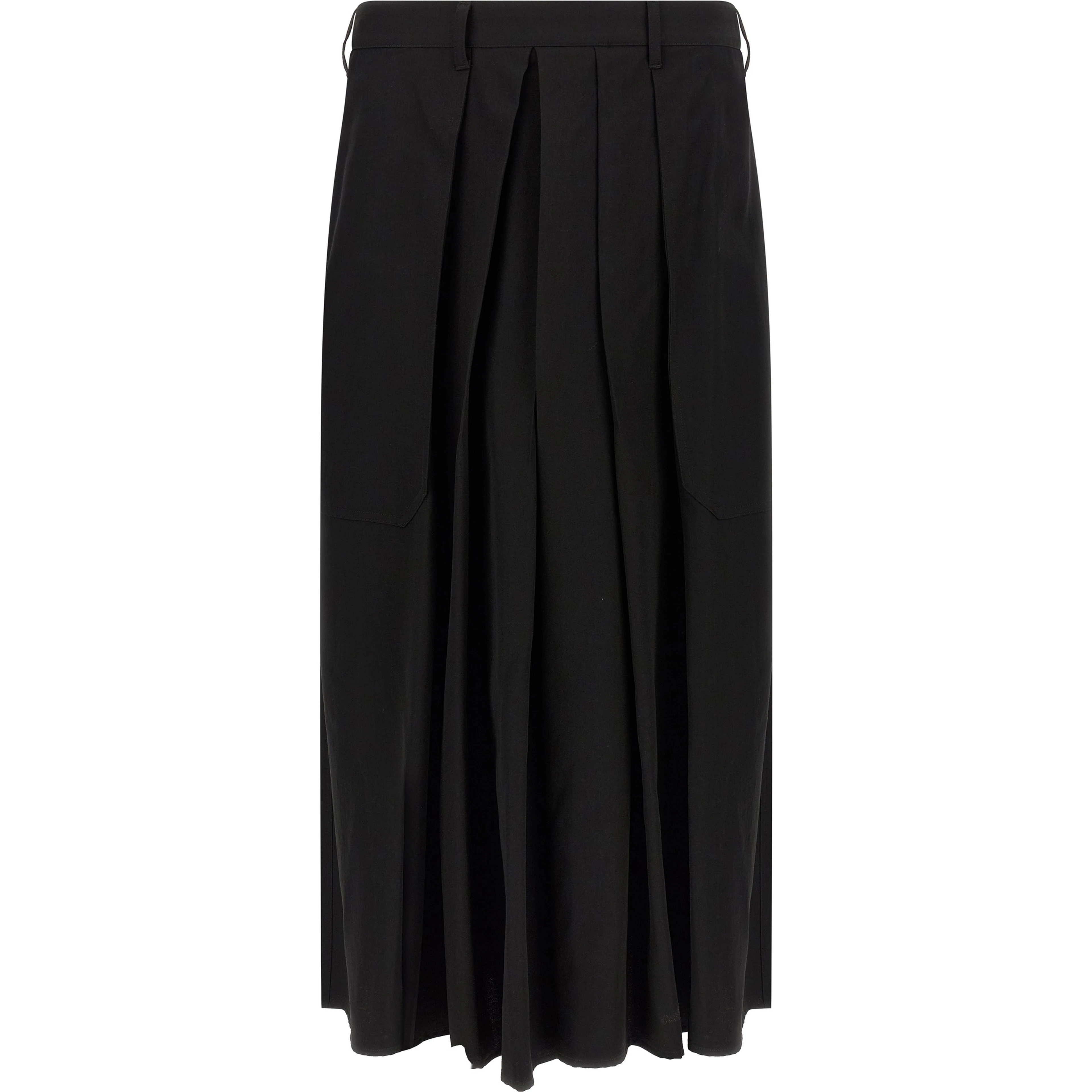 Black Wool Casual Pants