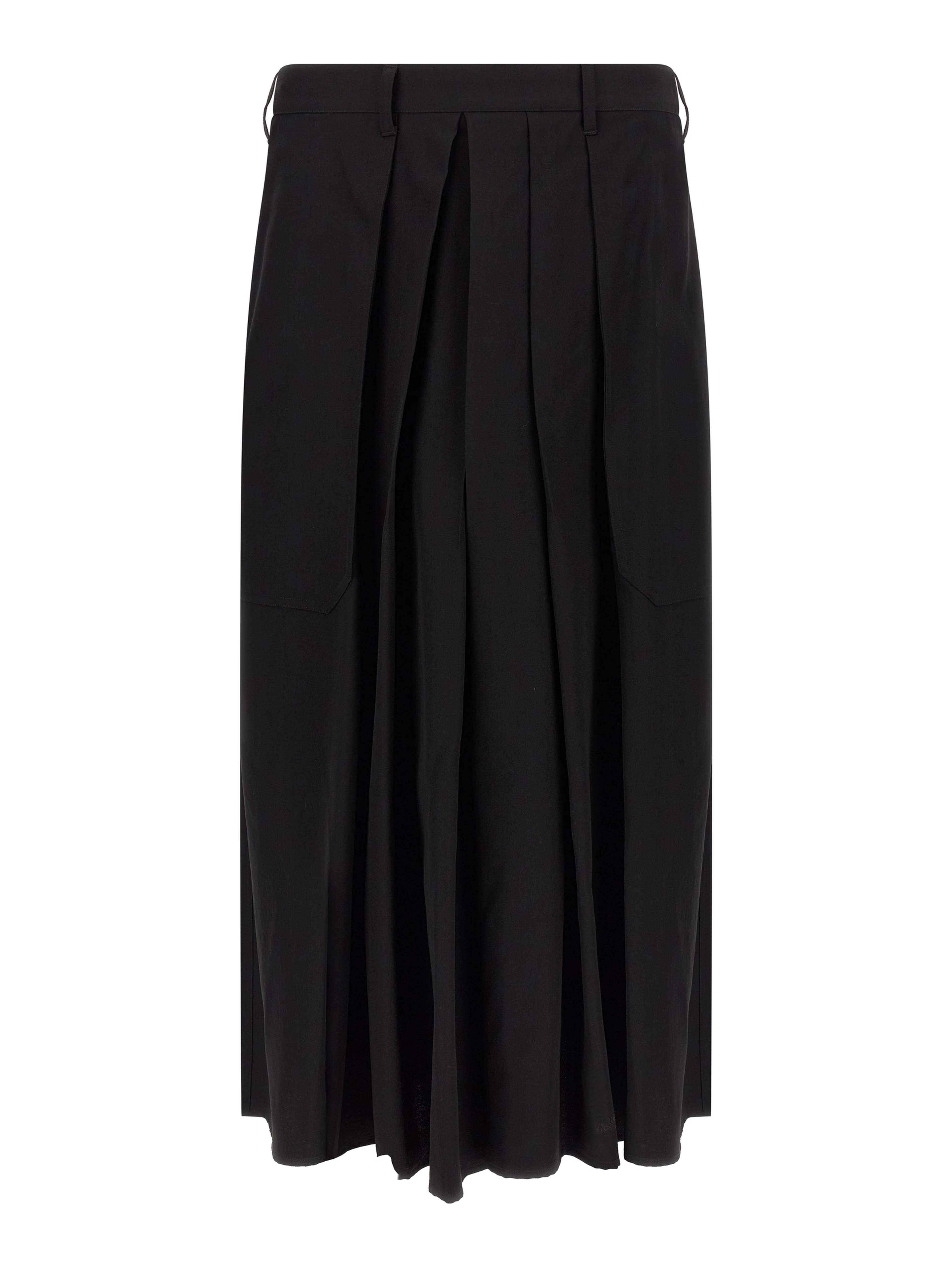 Black Wool Casual Pants