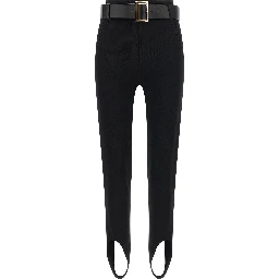 Black Viscose Leggings