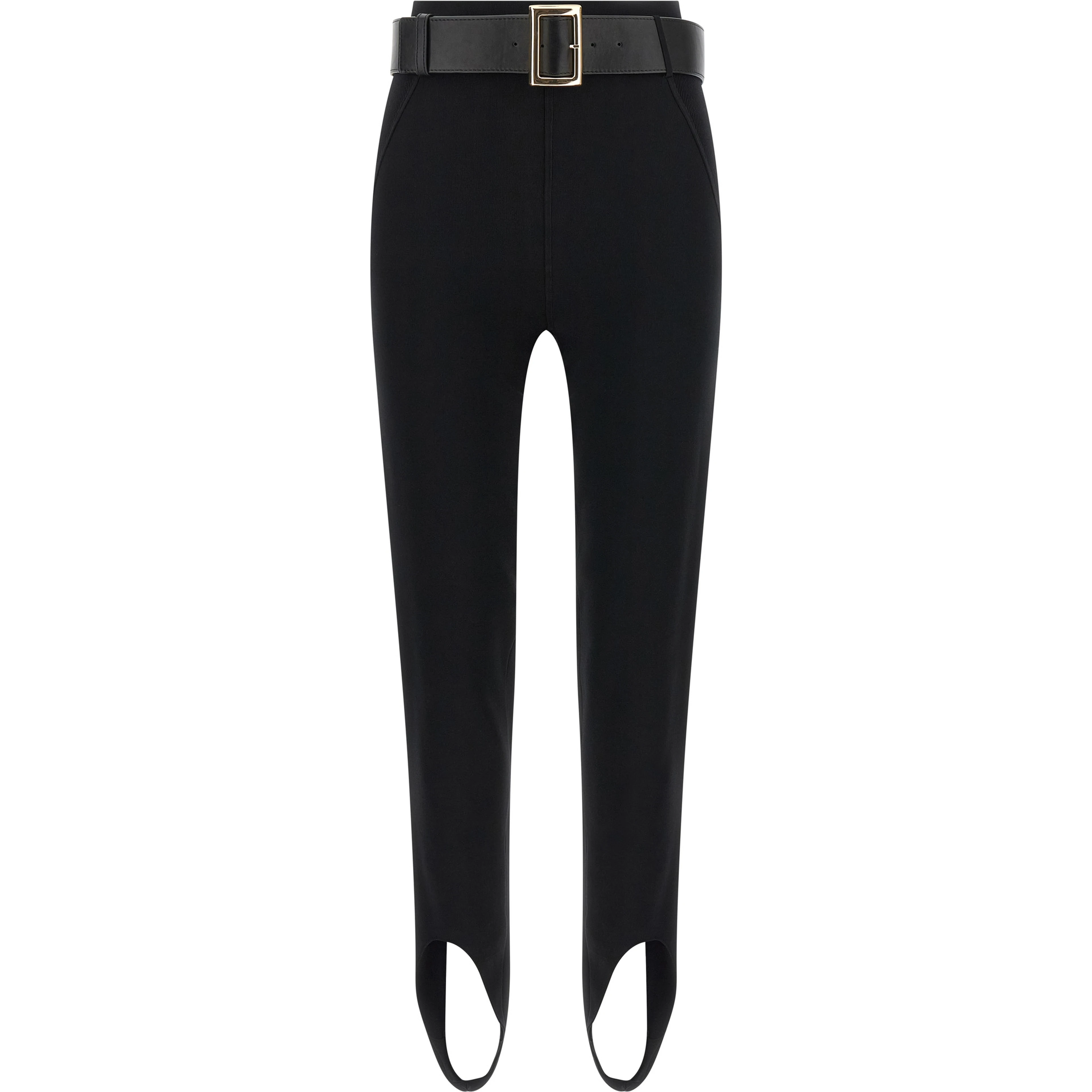 Black Viscose Leggings