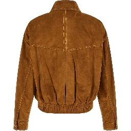 Brown Lamb Leather Leather Jacket