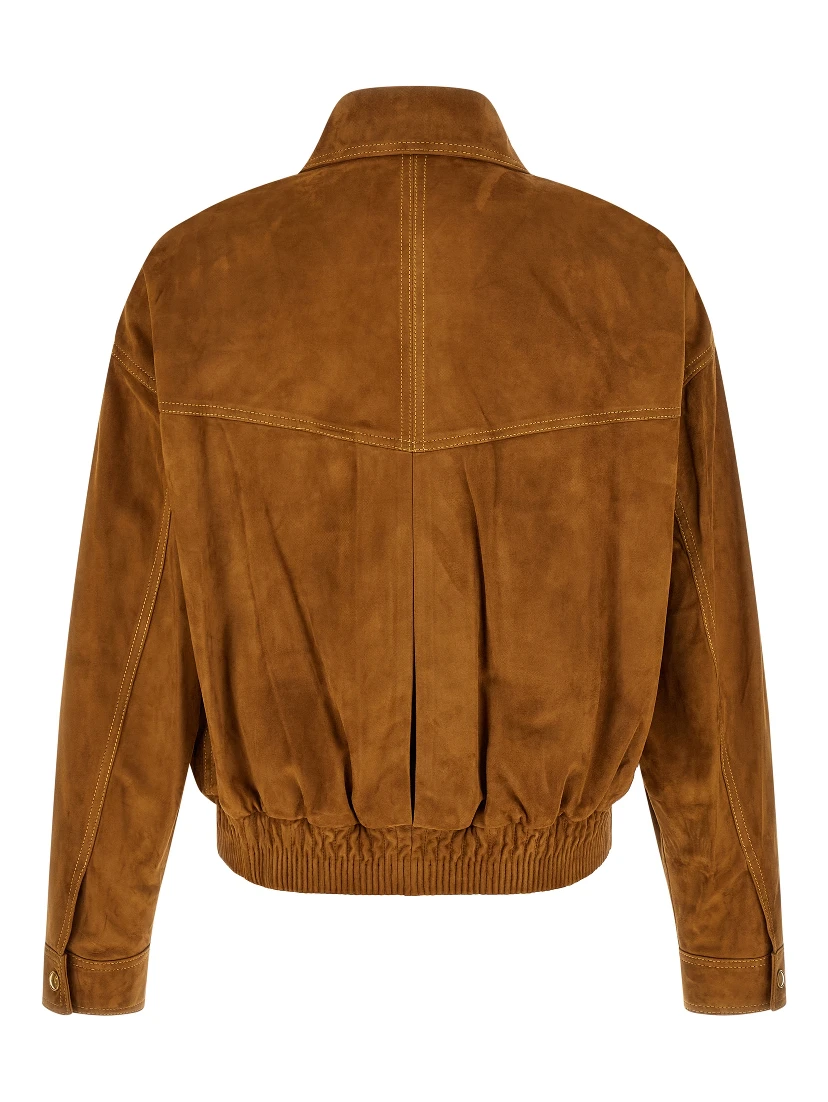 Brown Lamb Leather Leather Jacket