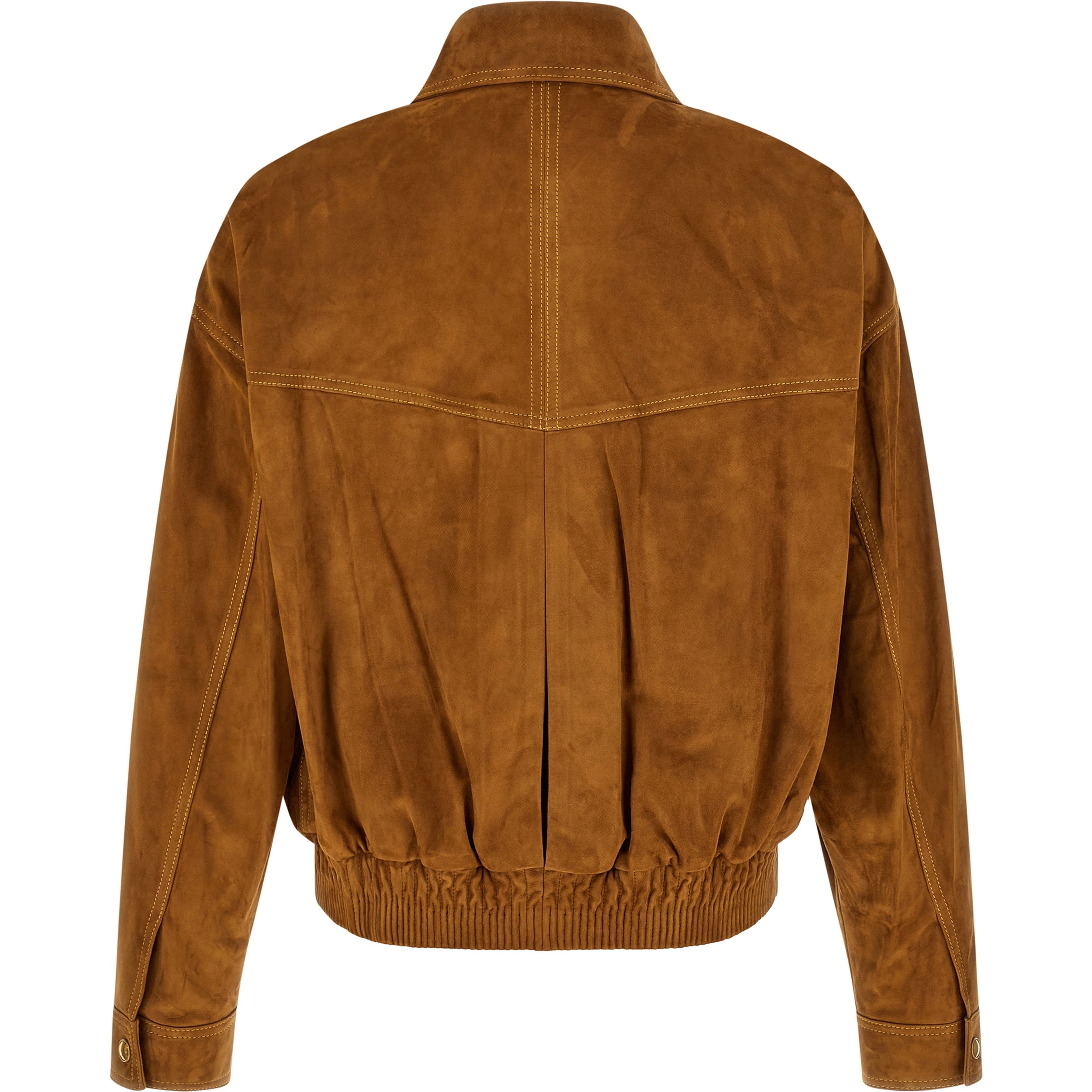 Brown Lamb Leather Leather Jacket