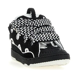 Bicolor Calfskin Chunky Sneakers