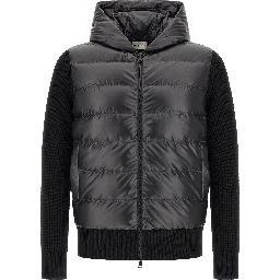 Black Polyester Cardigan