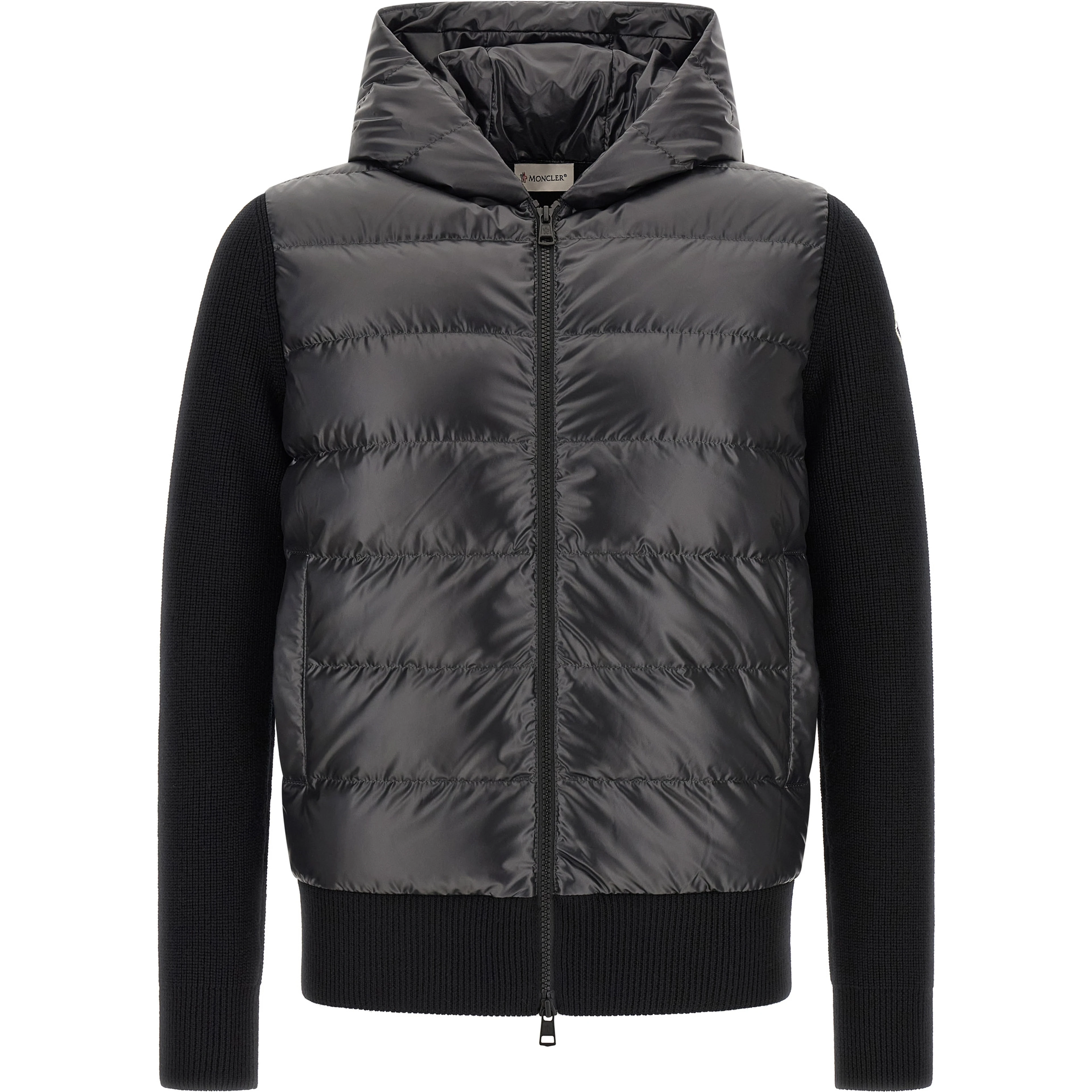 Black Polyester Cardigan