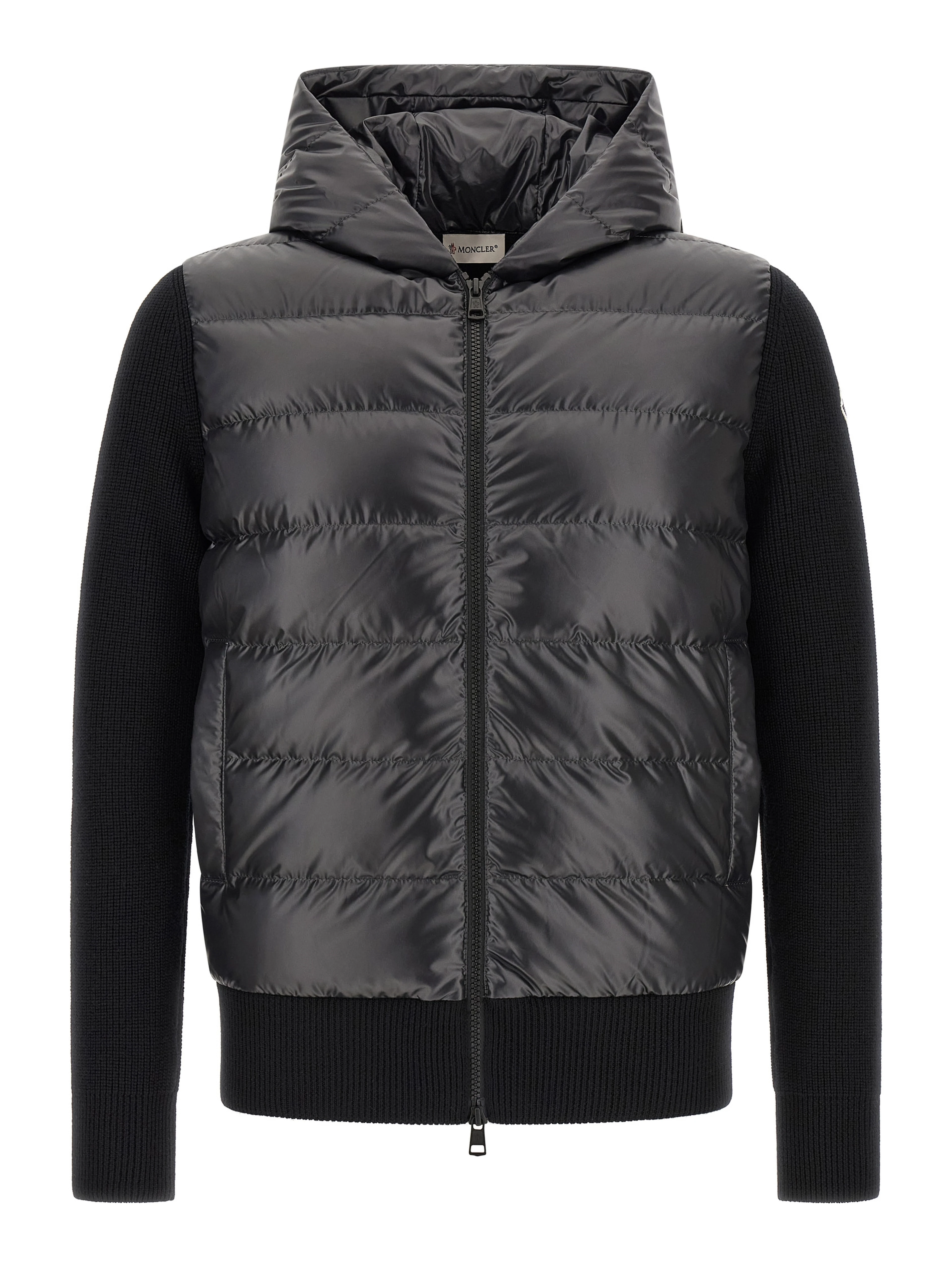 Black Polyester Cardigan