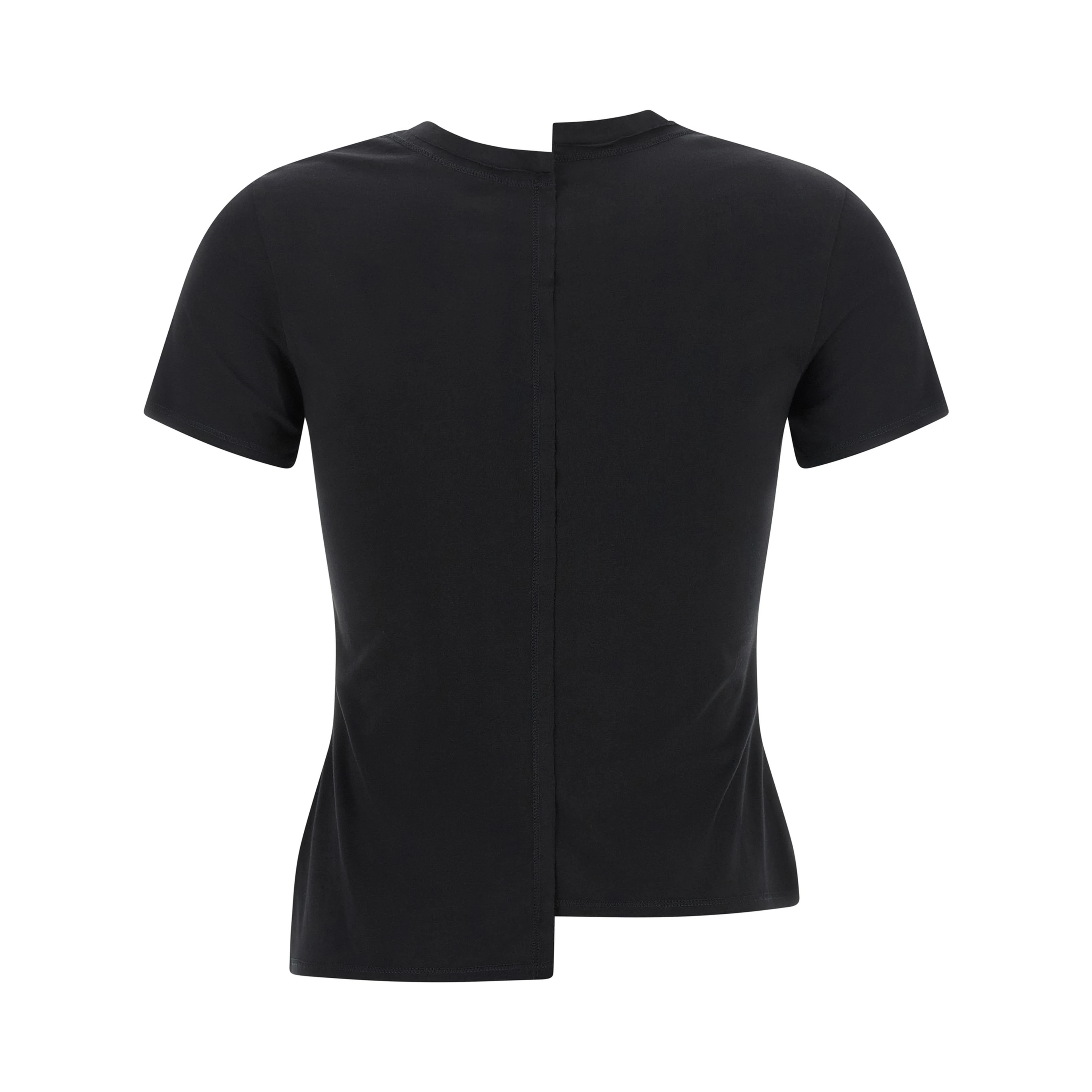 Black Cotton T-Shirt