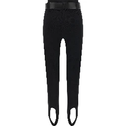 Black Viscose Leggings