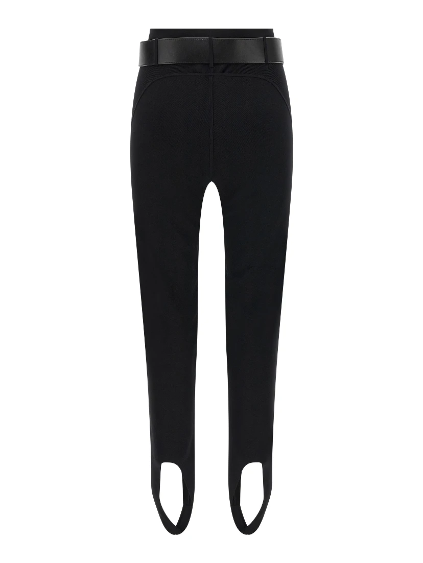 Black Viscose Leggings