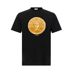 Black Cotton T-Shirt