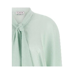 Bicolor Silk Blouse