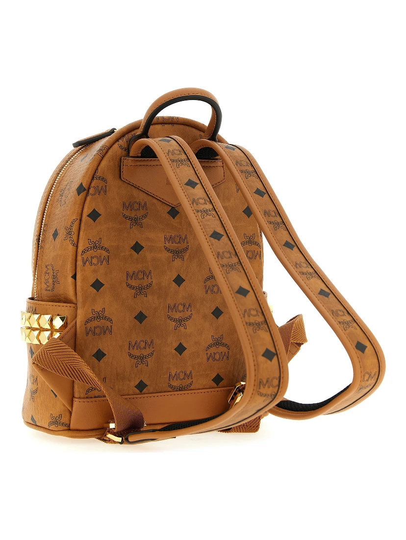 Brown Polyethylene Backpack