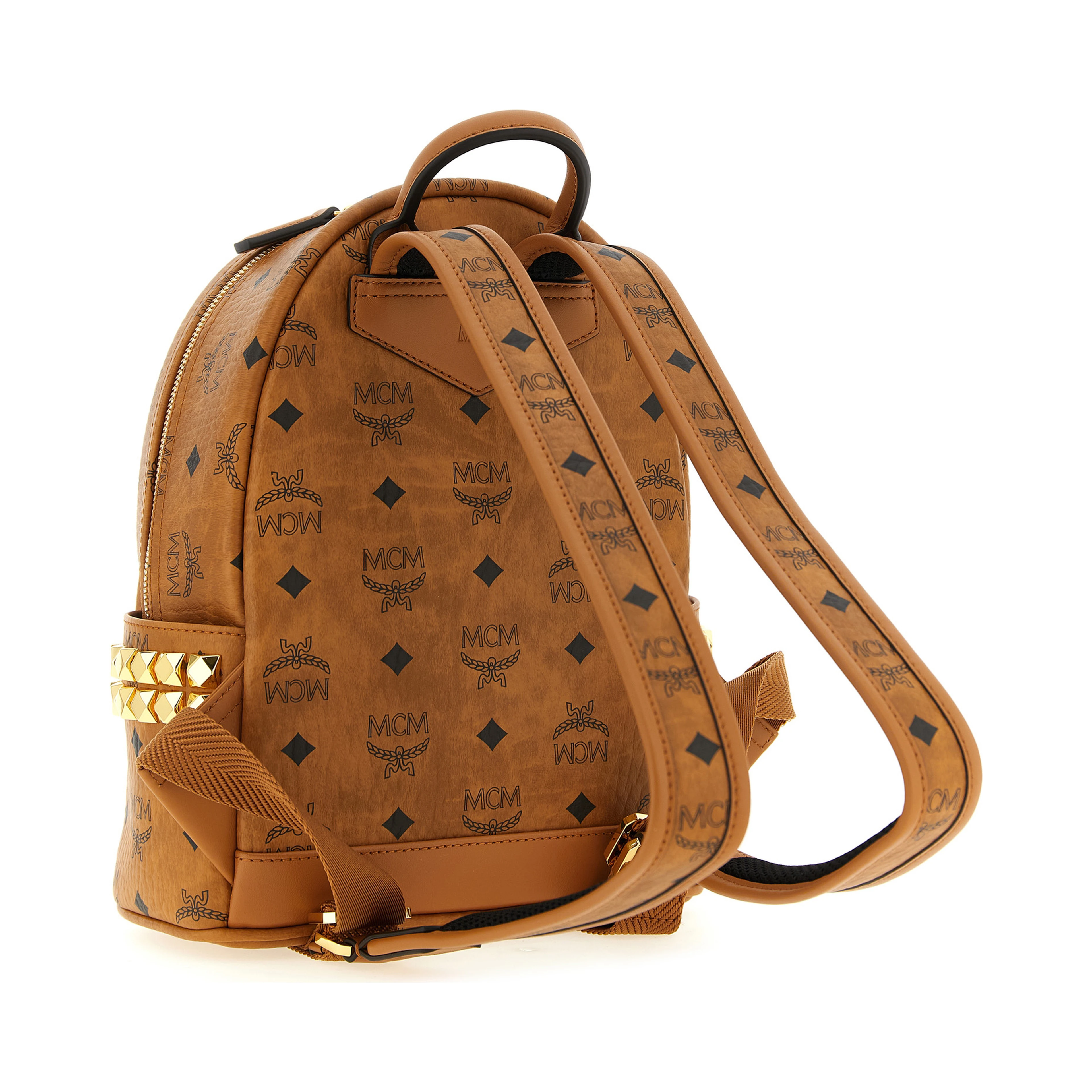 Brown Polyethylene Backpack