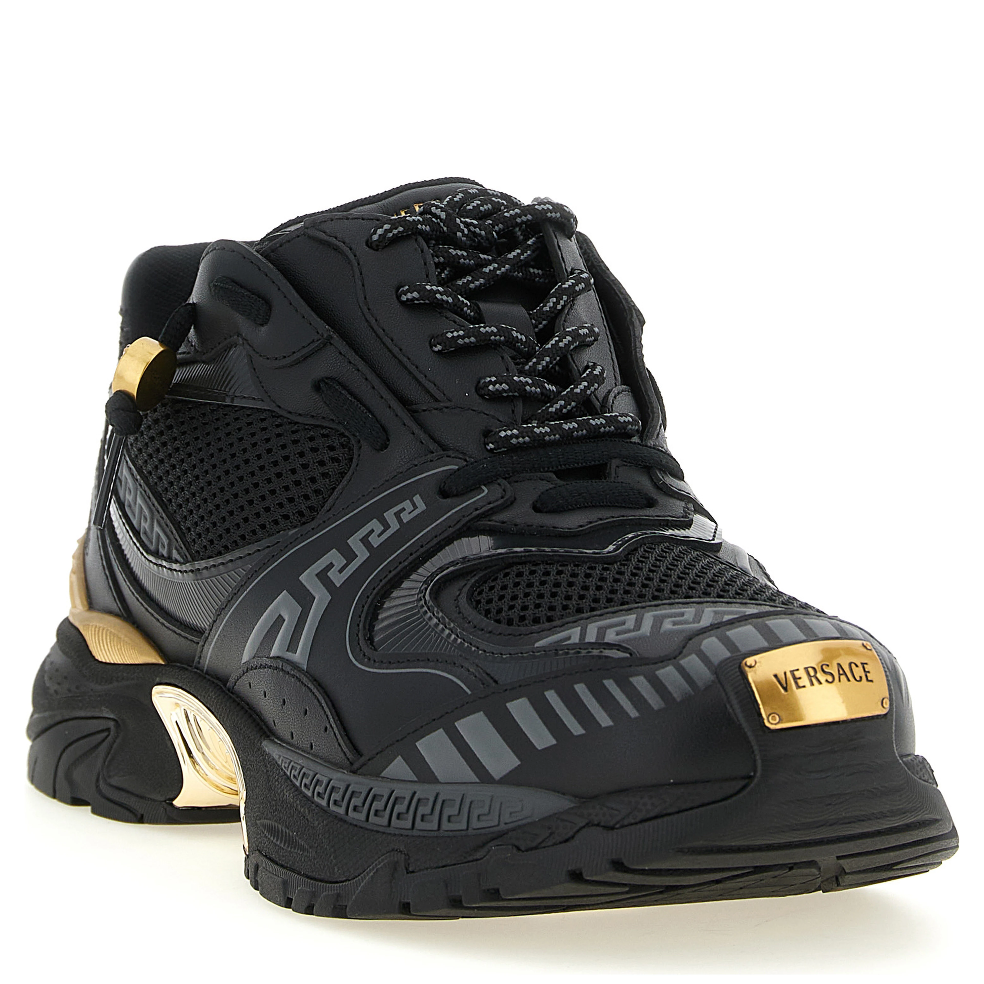 Multicolor Calfskin Athletic Sneakers