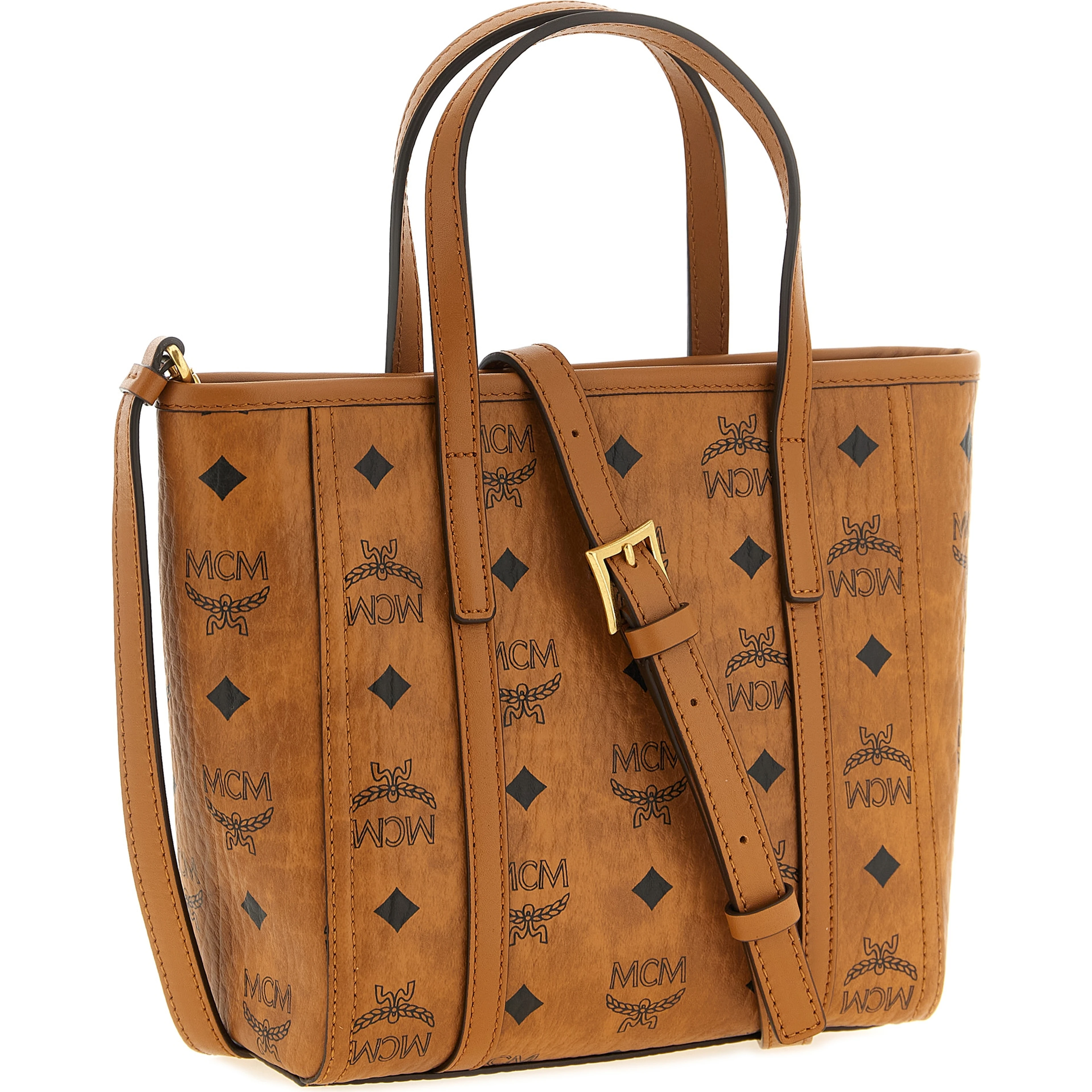 Brown Polyethylene Tote Bag