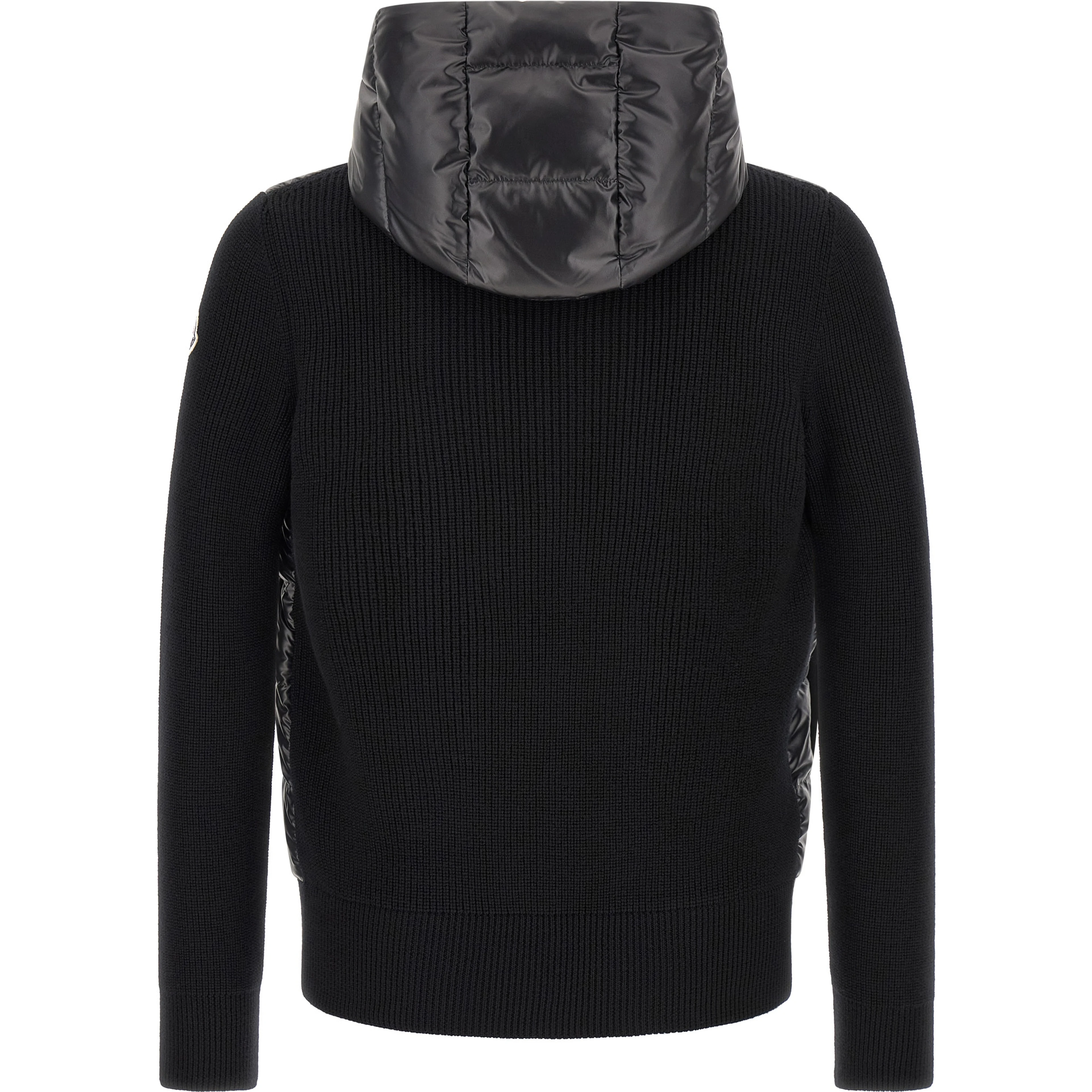 Black Polyester Cardigan