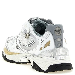 Multicolor Calfskin Chunky Sneakers