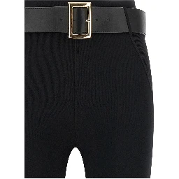 Black Viscose Leggings