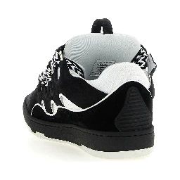 Bicolor Calfskin Chunky Sneakers