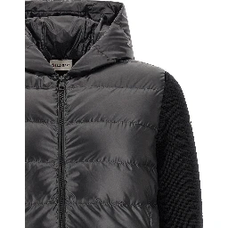 Black Polyester Cardigan
