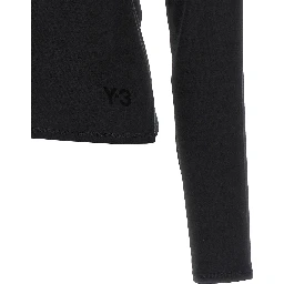 Black Cotton Long Sleeve T-Shirt