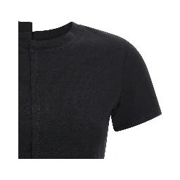 Black Cotton T-Shirt