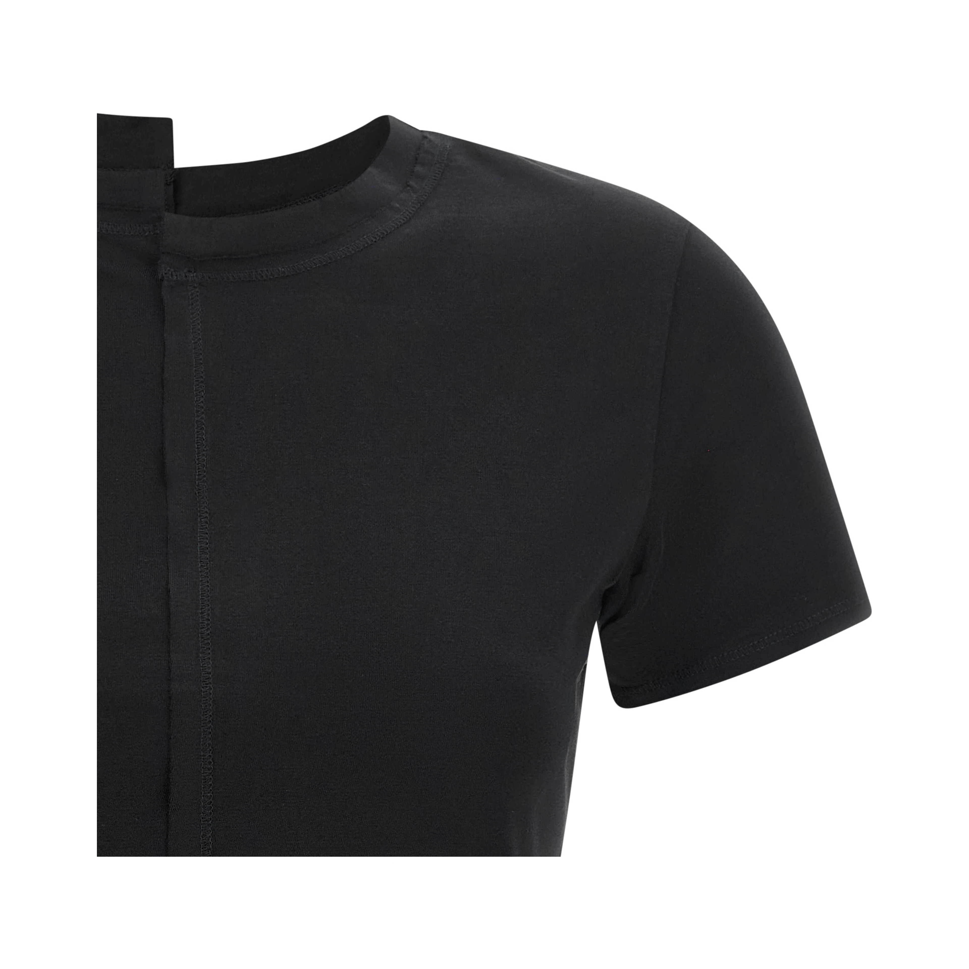 Black Cotton T-Shirt