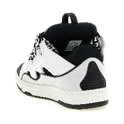 Bicolor Calfskin Chunky Sneakers