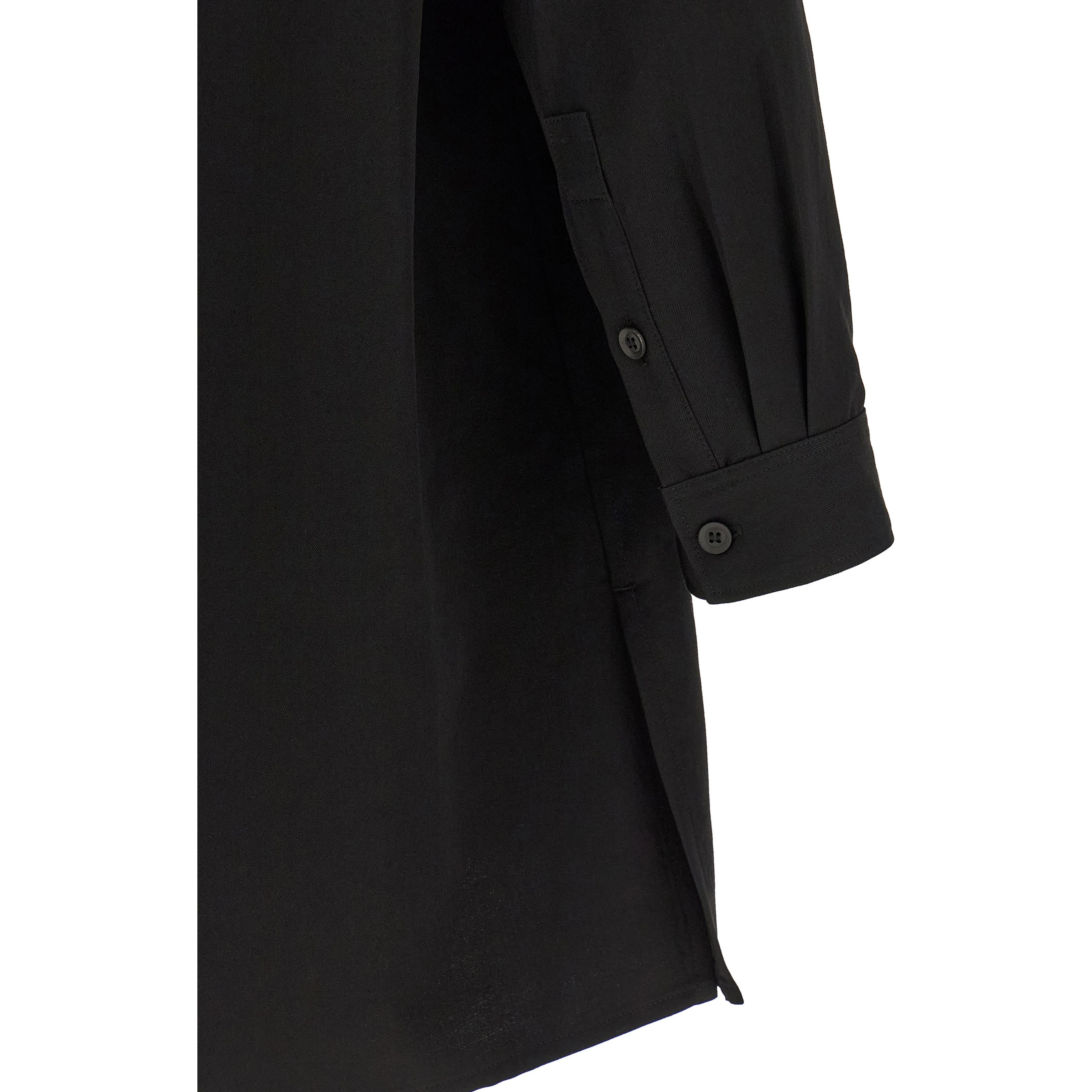 Black Wool Blouse