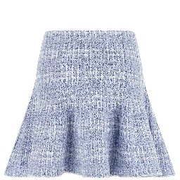 Blue Cotton Long Skirt
