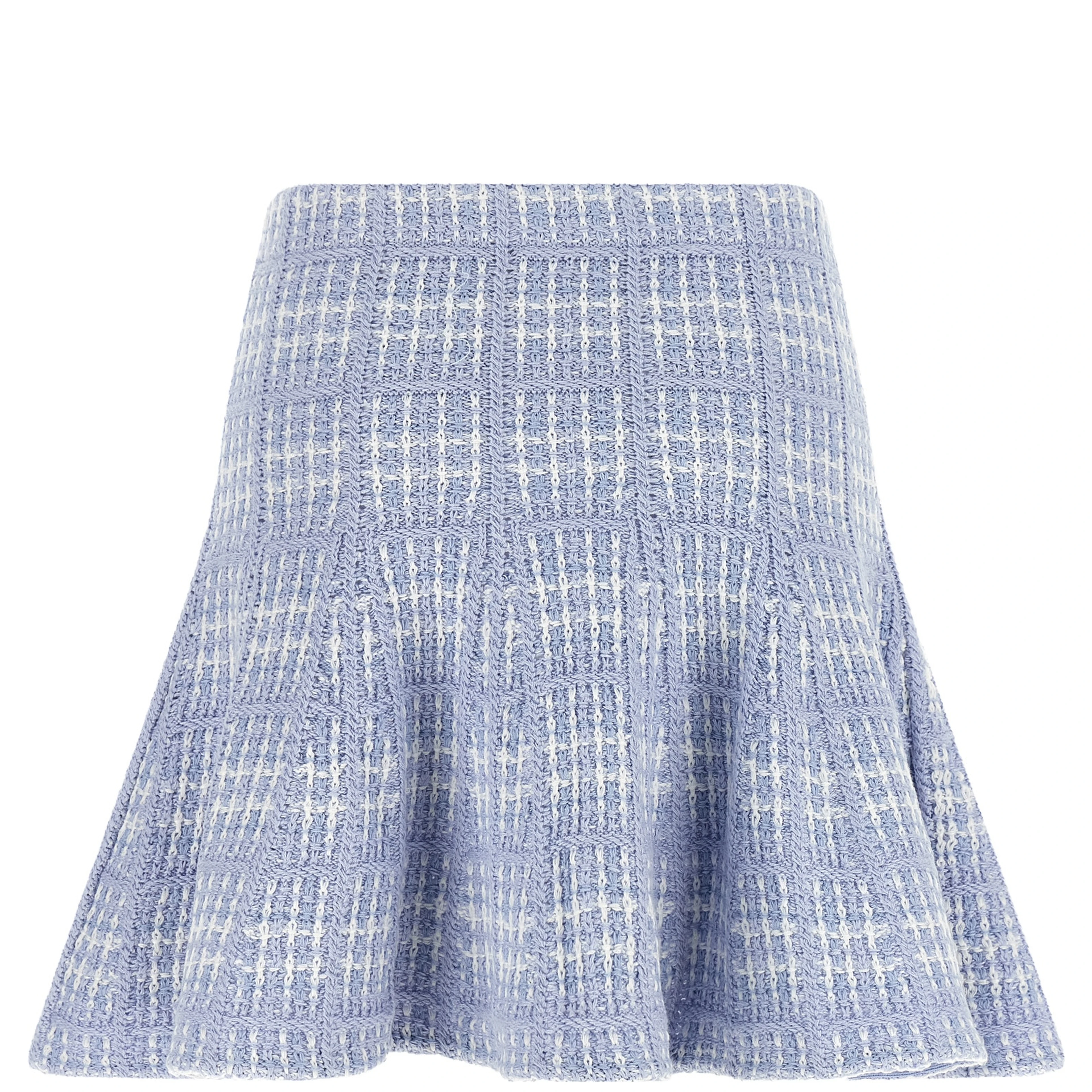 Blue Cotton Long Skirt