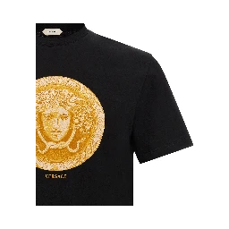 Black Cotton T-Shirt