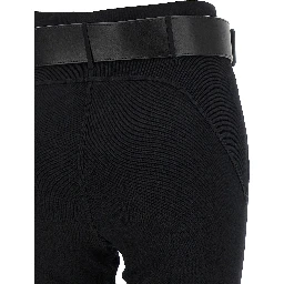 Black Viscose Leggings