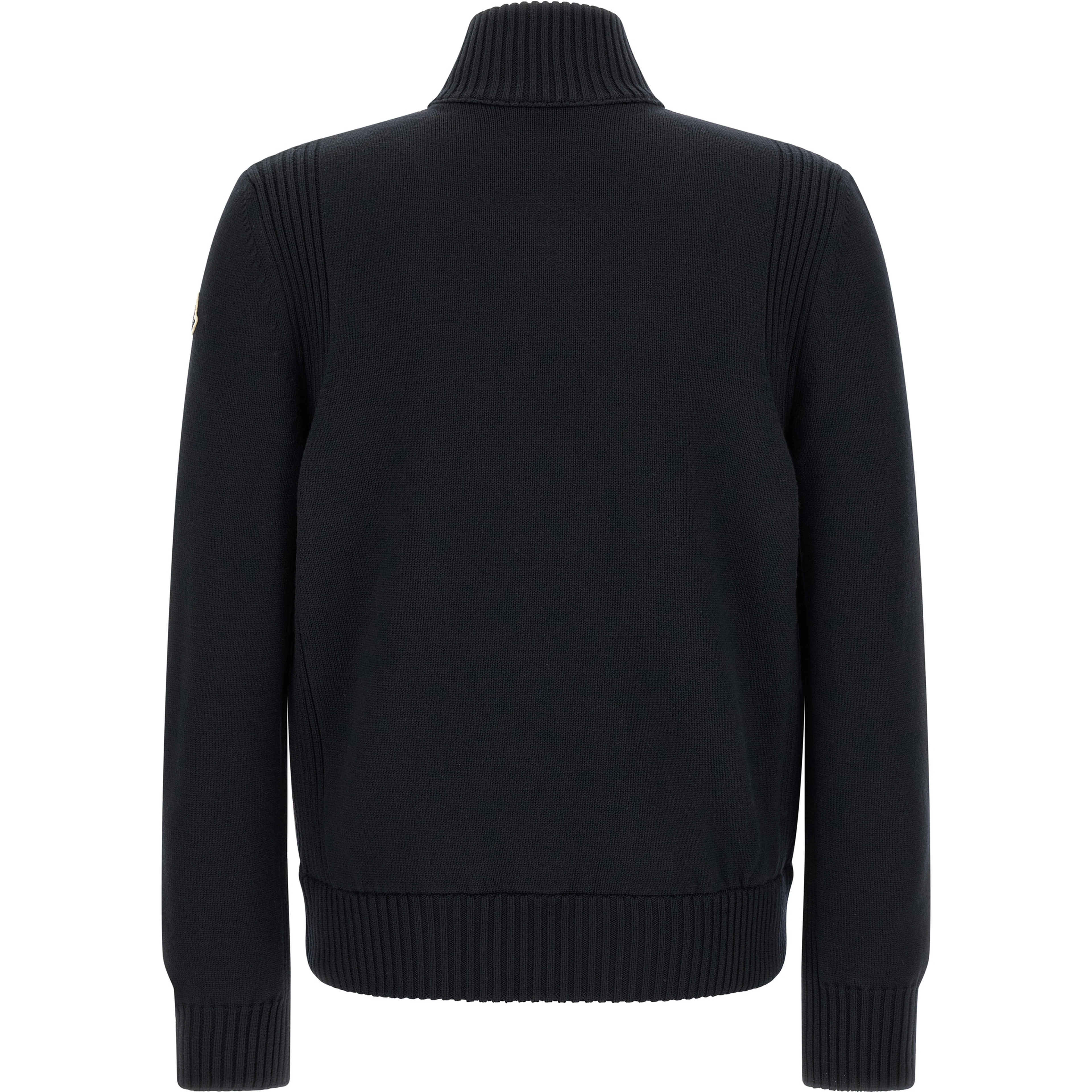 Blue Polyester Cardigan